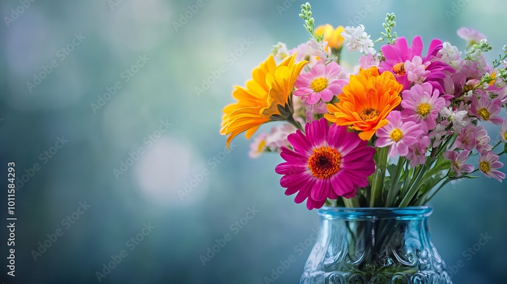 custom made wallpaper toronto digitalVibrant Floral Bouquet in Studio Setting