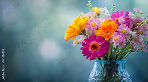Wallpaper Mural Vibrant Floral Bouquet in Studio Setting Torontodigital.ca