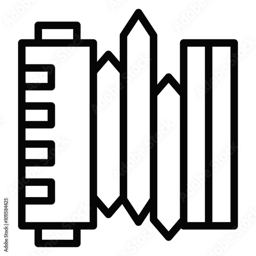 Harmonica Vector Icons