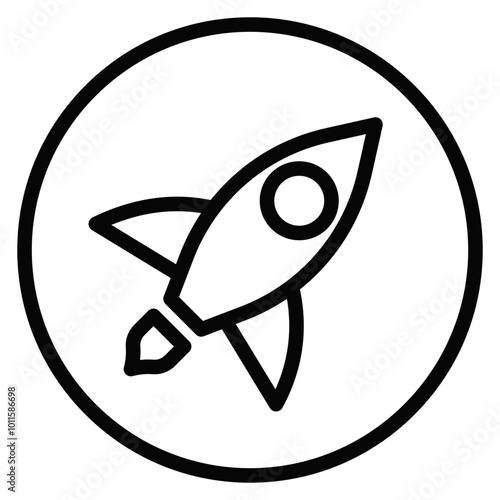 Space Booster Vector Icons