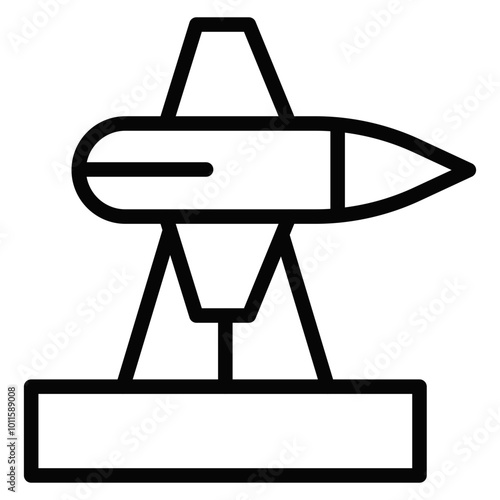 Space Catapult Vector Icons