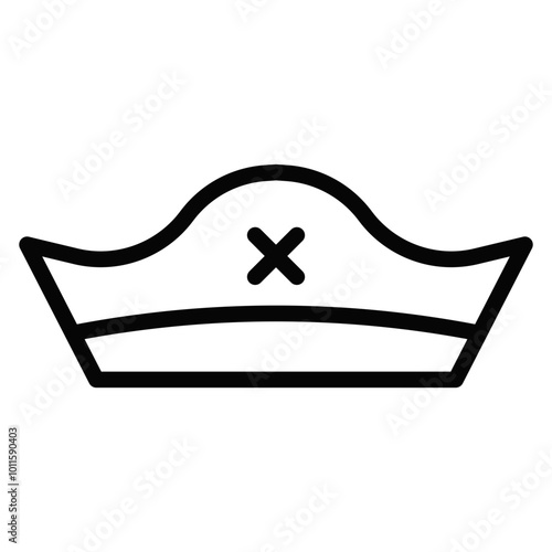 Pirate Cap Vector Icons