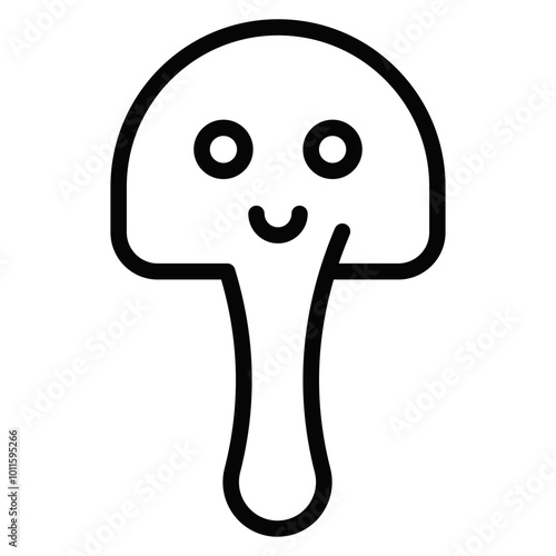 Spring Mushroom Vector Icons
