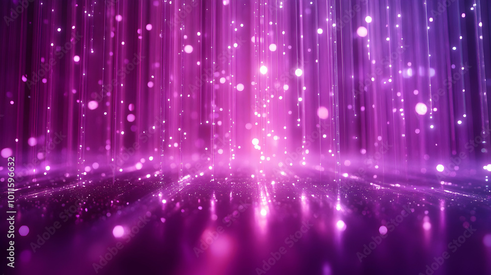 Purple Abstract Background with Glowing Lights Purple Abstract Background with Glowing Lights
