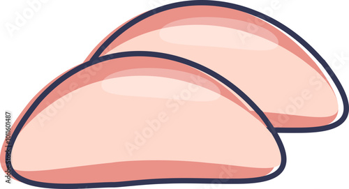 Illustration of mantı, a traditional Turkish dumpling, symbolizing Turkish cuisine.