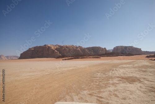 Wadi Rum desert in Jordan.