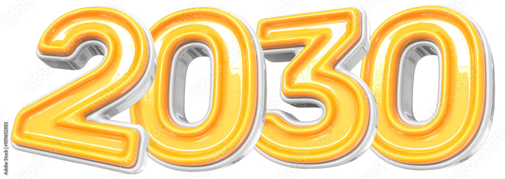 Number For Happy New Year 3D Number For Happy New Year 3D