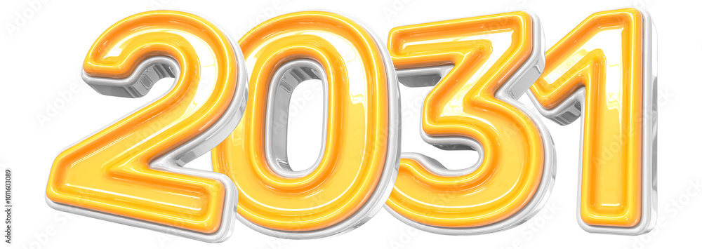 Number For Happy New Year 3D Number For Happy New Year 3D
