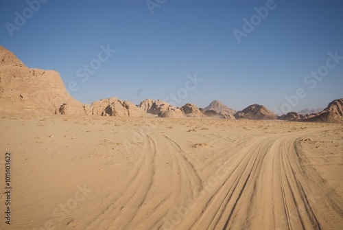 Wadi rum desert in jordan