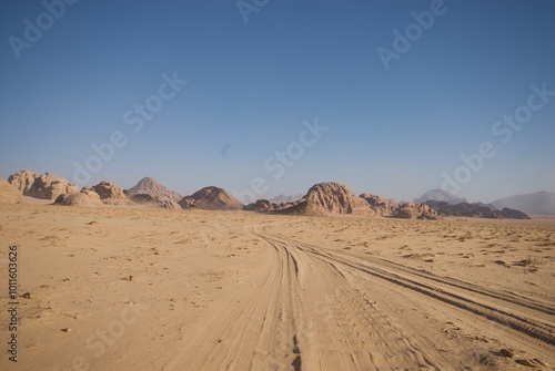 Wadi rum desert in jordan