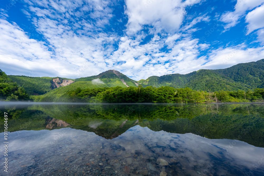 Fototapeta premium 上高地 大正池の風景