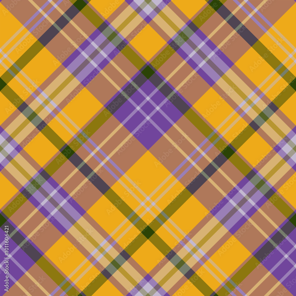 Seamless pattern in magical bright violet, green and yellow colors for plaid, fabric, textile, clothes, tablecloth and other things. Vector image. 2 Seamless pattern in magical bright violet, green and yellow colors for plaid, fabric, textile, clothes, tablecloth and other things. Vector image. 2