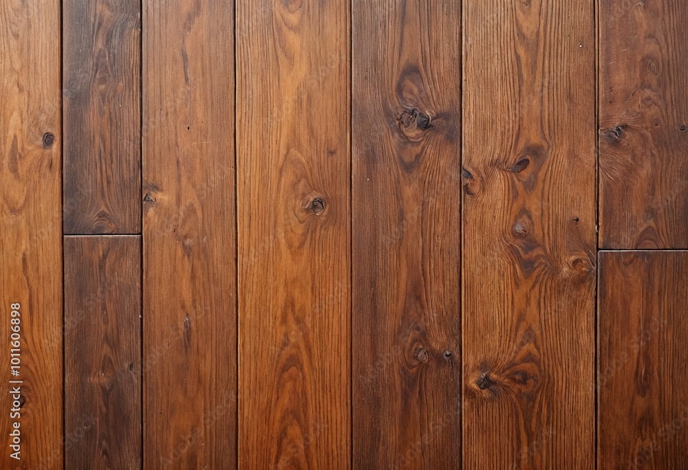 Rustic wooden planks with natural grain texture, classic earthy background Rustic wooden planks with natural grain texture, classic earthy background