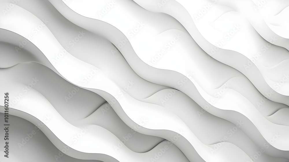 Elegant Sculpted Forms with Balanced Curves - Minimalist Structure Showcasing Refined Flow Organic Movement and Symmetrical Design in Soft Lines and Seamless Transitions