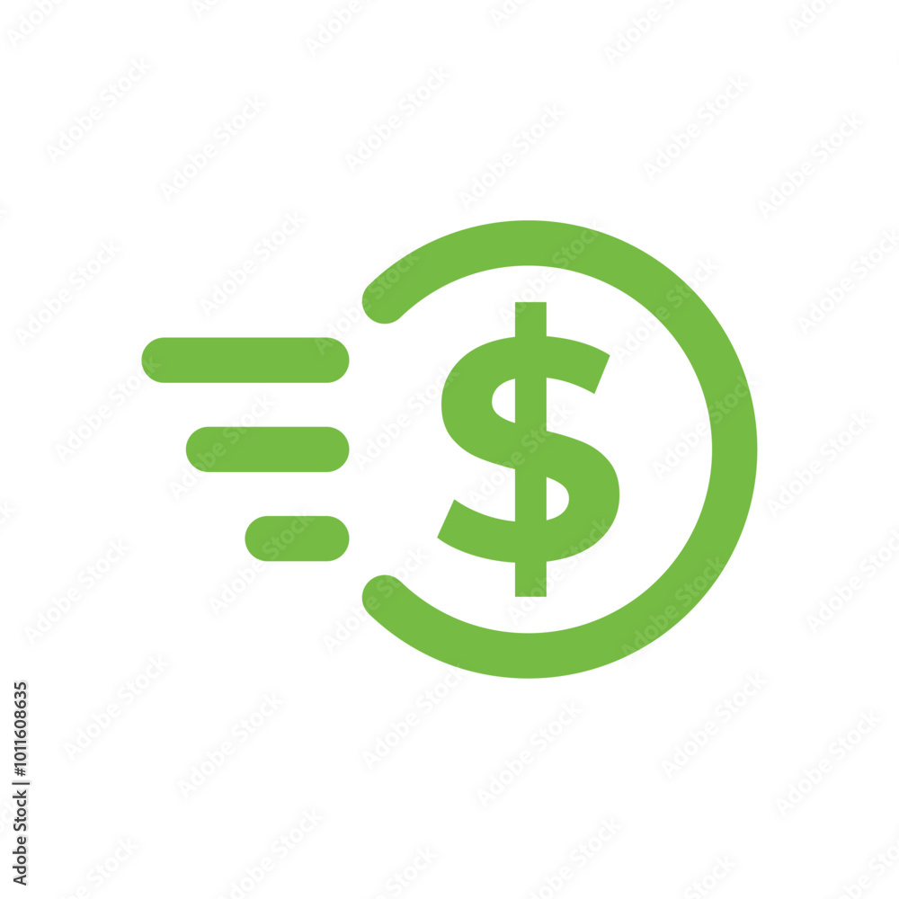Fast coin money logo. Fast Cash logo. Fast coin money logo. Fast Cash logo.