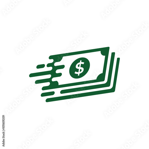 Fast cash money for finance professional business logo design