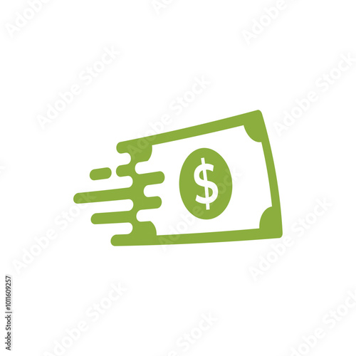 Fast cash money for finance professional business logo design
