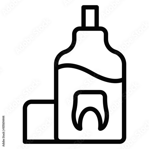 Mouthwash Vector Icons