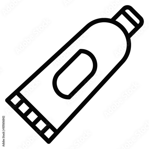 Toothpaste Vector Icons