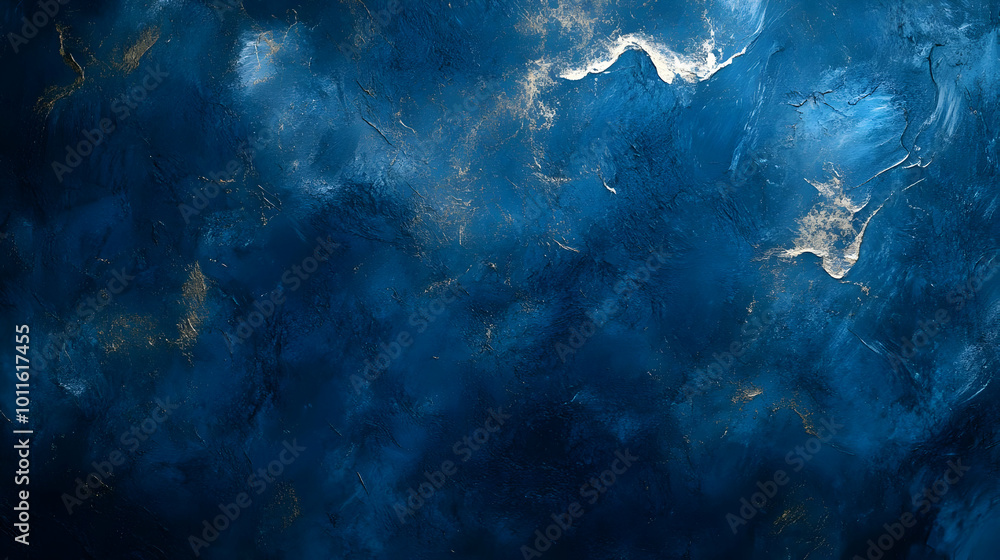 Obraz premium Abstract Background with Blue and Gold Texture