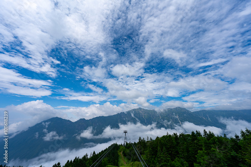 西穂高ロープーウェイの風景