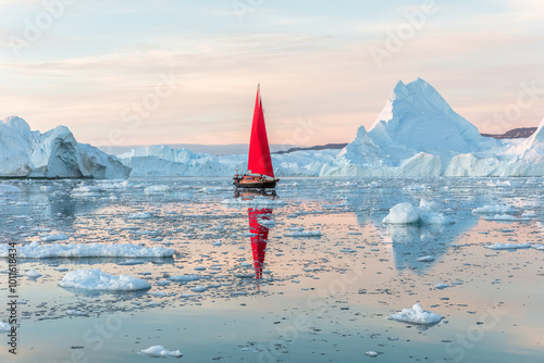 Beautiful icy Seascapes of Greenland