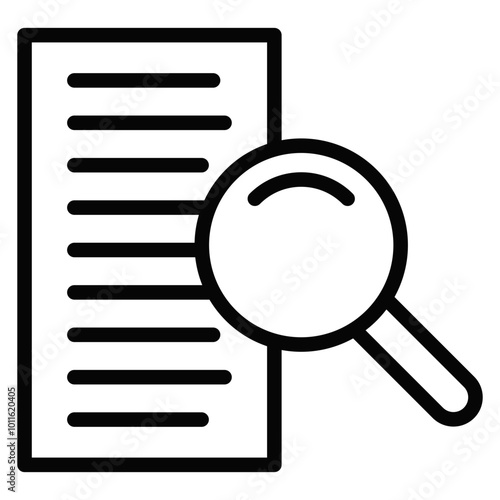 Investigation Vector Icons