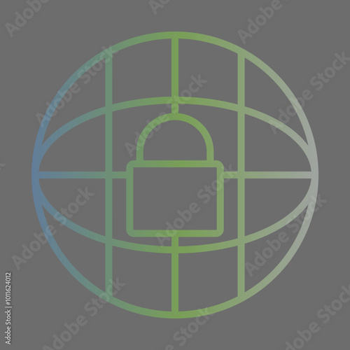 Protected Network icon Design