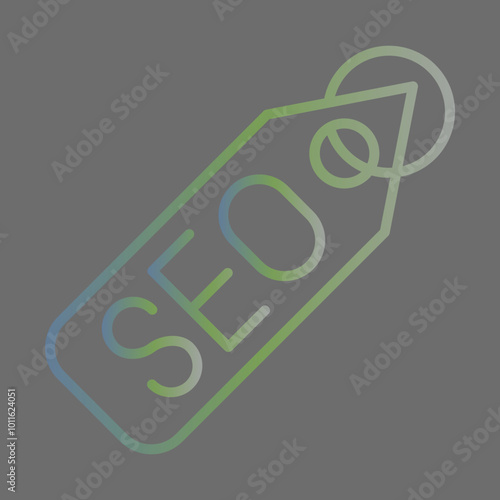 Seo Tag icon Design