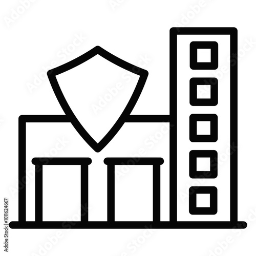 Police Station Vector Icons