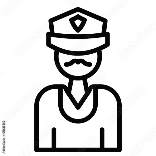 Policeman Vector Icons