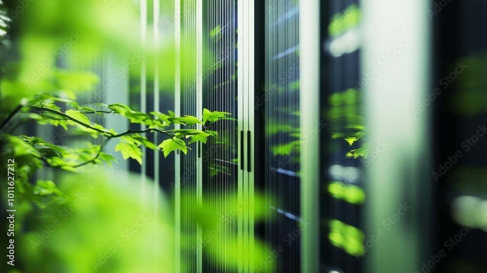 Green Technology: Server Racks in a Sustainable Data Center Green Technology: Server Racks in a Sustainable Data Center