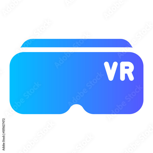 vr glasses gradient icon
