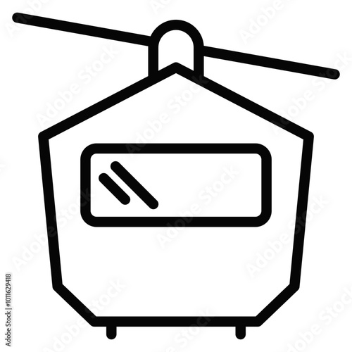 Cable Car Vector Icons