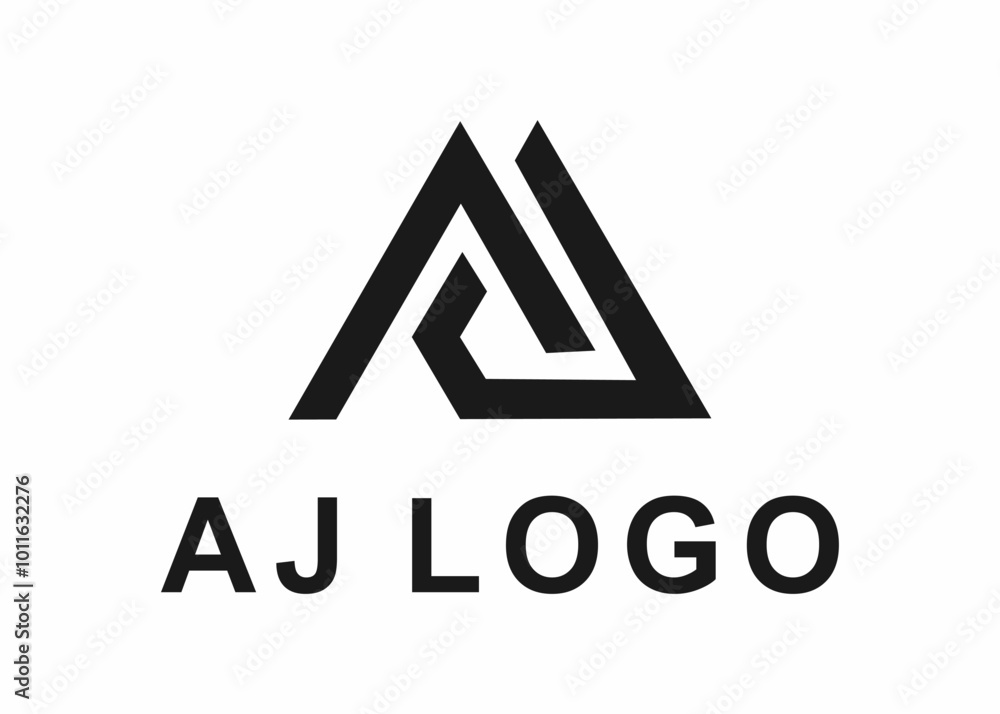 letter aj logo, design, vector, illustration, creative icon, template letter aj logo, design, vector, illustration, creative icon, template