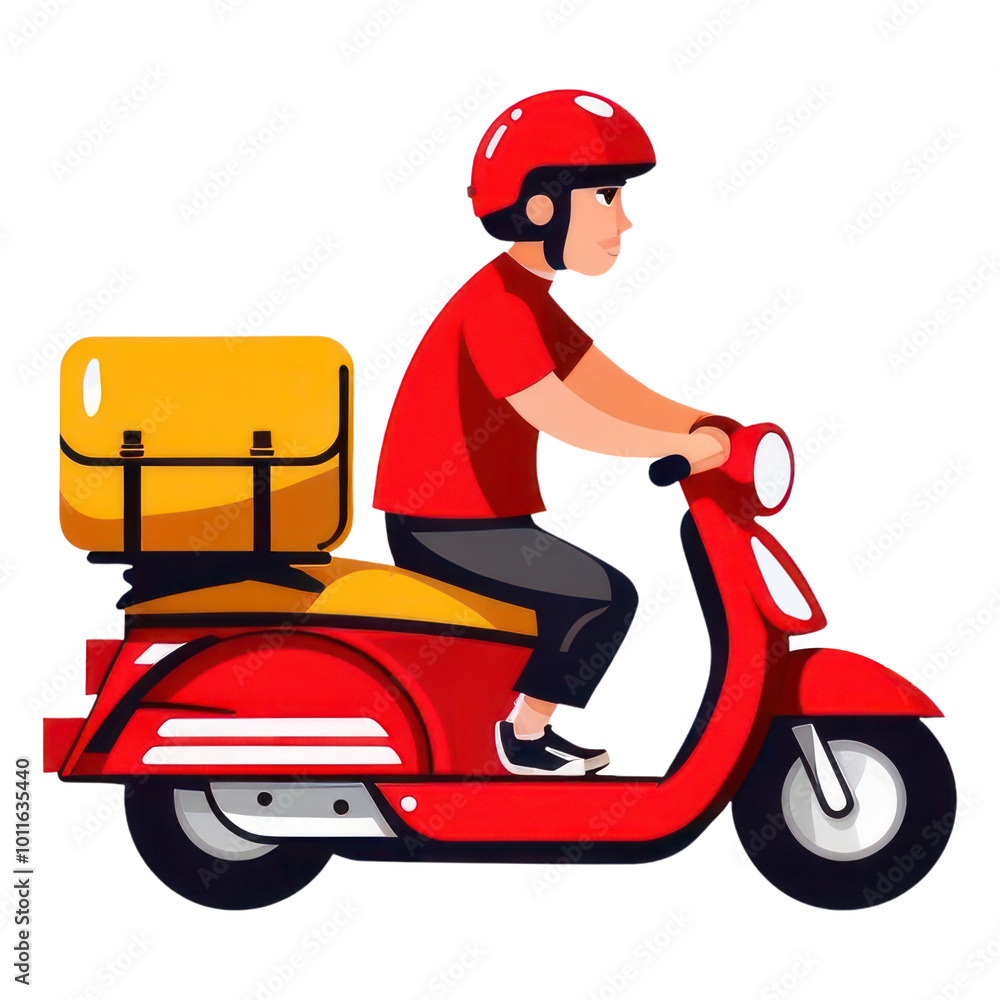 PNG Delivery motorcycle delivering vehicle. PNG Delivery motorcycle delivering vehicle.