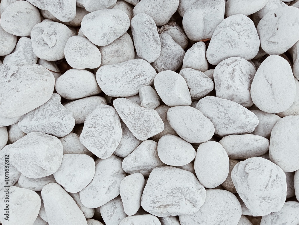 white stones background or texture