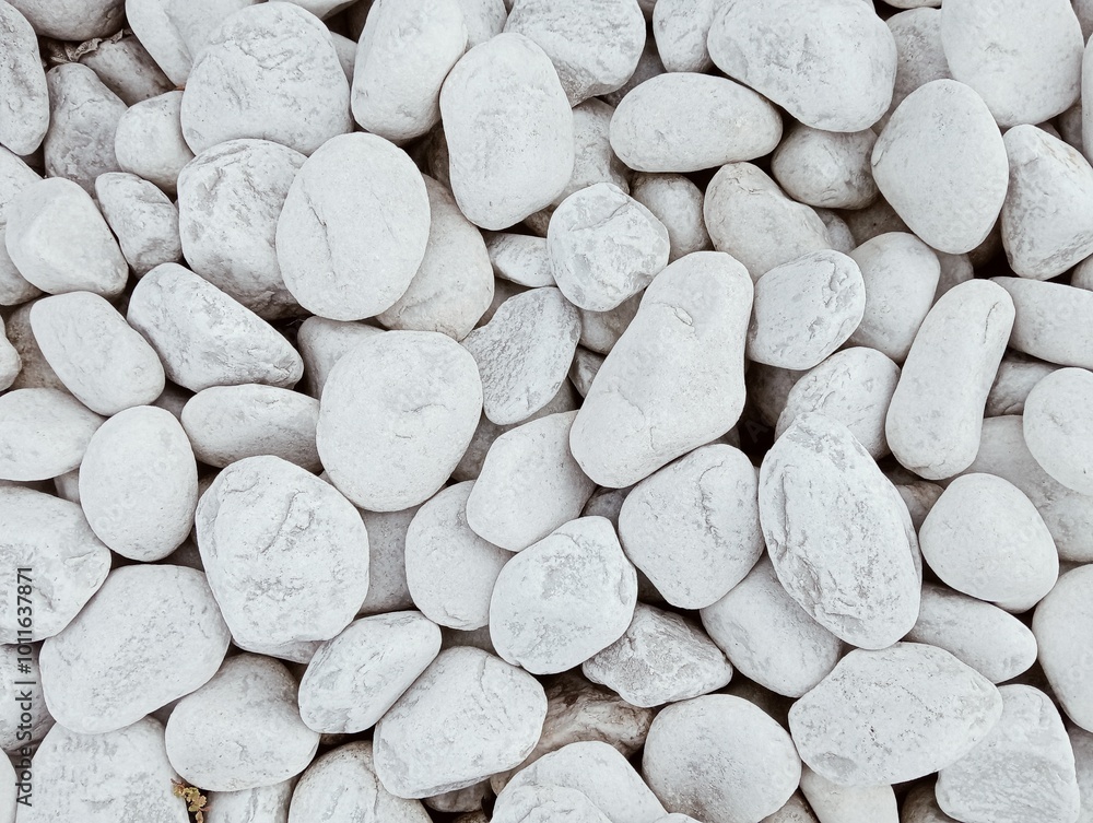 white stones background or texture