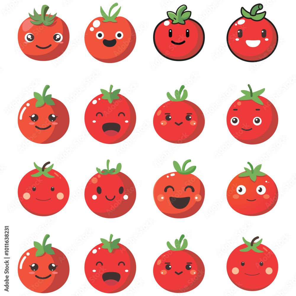 Vector illustration of a red tomato isolated on white , Tomato vector. Tomato on white background. Tomato vector in cartoon style Vector illustration of a red tomato isolated on white , Tomato vector. Tomato on white background. Tomato vector in cartoon style