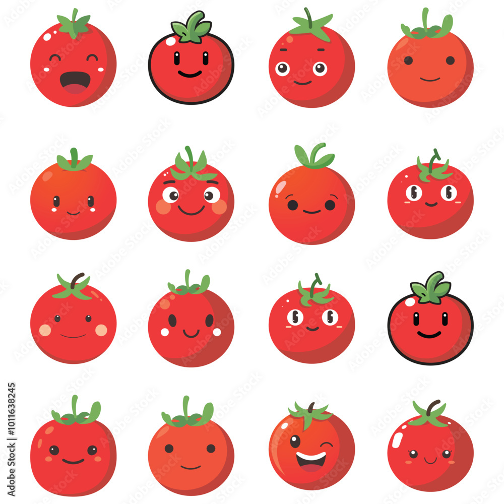 Vector illustration of a red tomato isolated on white , Tomato vector. Tomato on white background. Tomato vector in cartoon style Vector illustration of a red tomato isolated on white , Tomato vector. Tomato on white background. Tomato vector in cartoon style