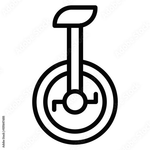 Monocycle Vector Icons