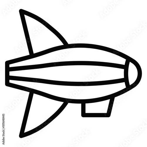 Zeppelin Vector Icons