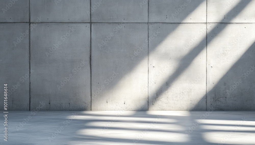 Obraz premium Concrete Wall with Sunlight