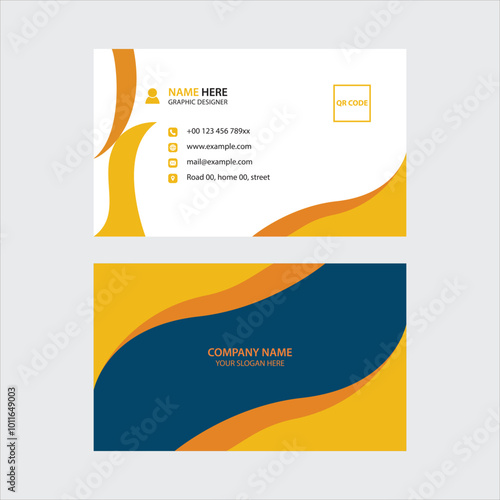 minimalist business card design template