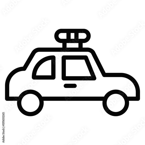 Police Car Vector Icons