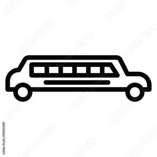 Limousine Vector Icons