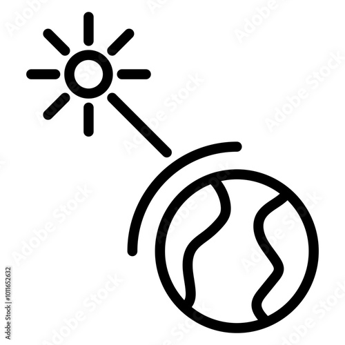 Greenhouse Effect Vector Icons