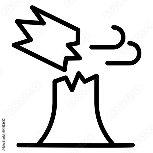 Tree Broken Vector Icons
