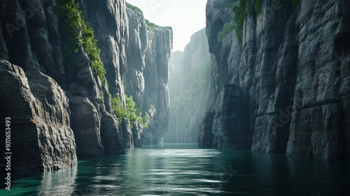 Serene Canyon River