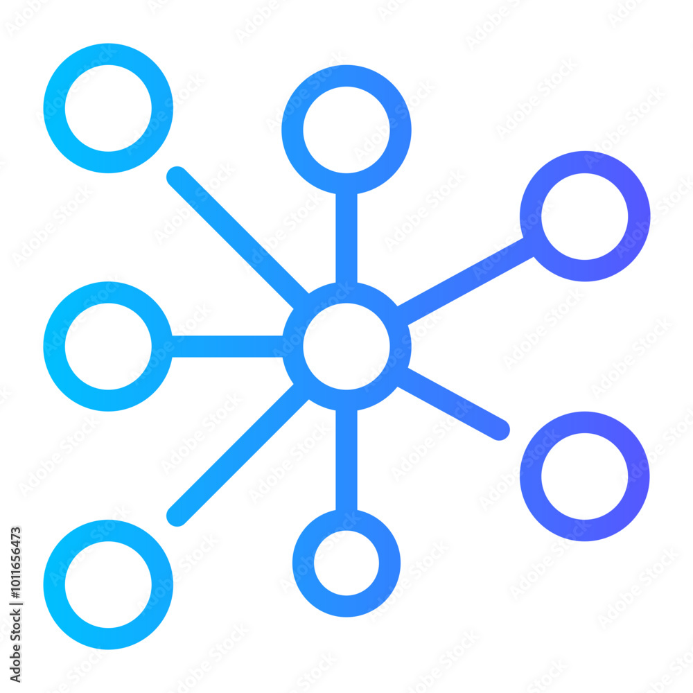 neural network gradient icon neural network gradient icon